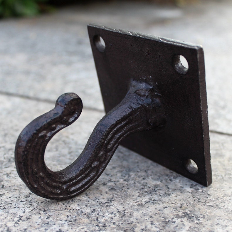 Cast Iron Ceiling Hook/ Heavy Duty Hook/ Industrial Hook Etsy