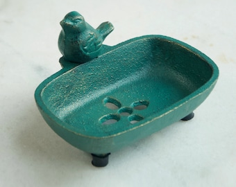 Cast Iron Bird Soap Dish