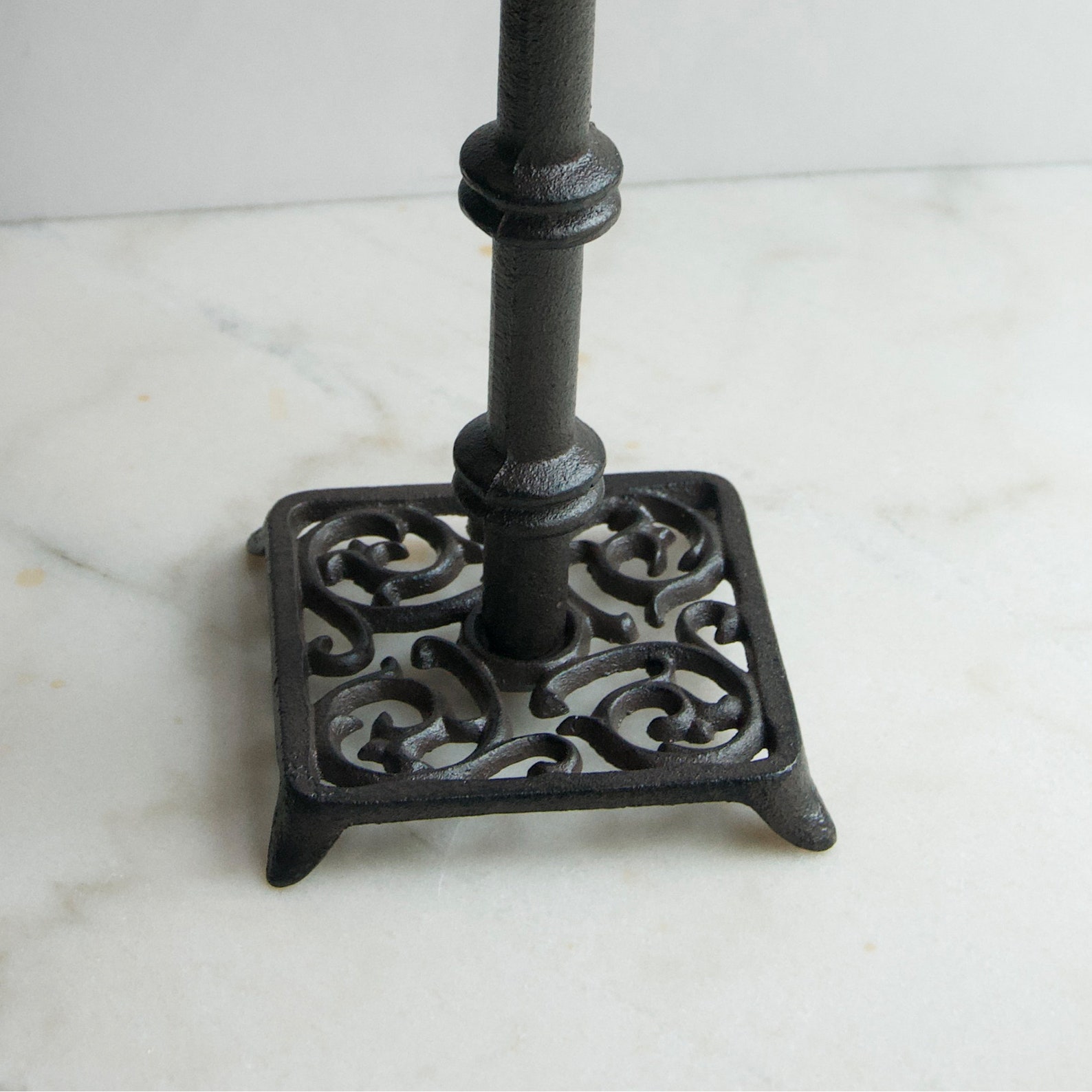 Vintage Style Cast Iron Paper Towel Holder Etsy UK