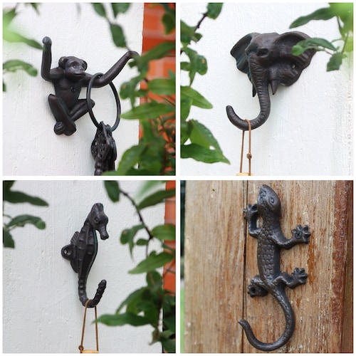 Cast Iron Animal Decorative Wall Hook/ Key Hook Etsy