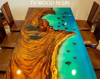 Stingray table, Shark table, Dolphin table, Ocean Table, Beach Table, River Table, Epoxy Table, Resin Table, Dining Table, Table sofa.