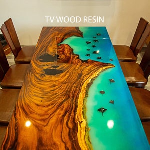 Stingray table, Shark table, Dolphin table, Ocean Table, Beach Table, River Table, Epoxy Table, Resin Table, Dining Table, Table sofa.