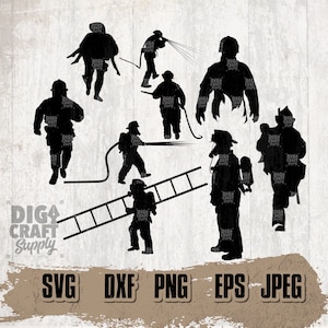 9 Firefighter Bundle - Digital Downloads, Firefighter svg, Firefighter Bundle svg, Bundle Svg, Fireman svg, First Responder svg, Firefighter