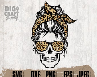 Download Mom Life Skull Svg Etsy