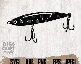 Download Fishing Lure Svg Etsy