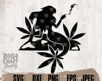 Download Mermaid Smoking Weed Etsy