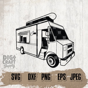 Food Truck svg 3, Food Truck png, Food Van svg, Food Truck Clipart, Food Truck Cutfile, Food Instant Download, Food Truck Digital Download