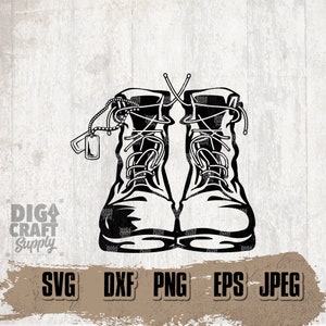 Combat Boots svg, Veteran svg, Combat Shoes png, Veteran Shirt svg, Military svg, Navy svg, Army svg, Veteran Dad svg, Gift for Dad svg