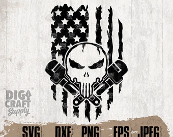 US Plumber Skull svg 2, Plumber svg, Plumber Dad svg, Plumber Monogram, Pipe Fitter svg, Plumbing Tools svg, Pipe Gift Idea, Pipe Fitter png