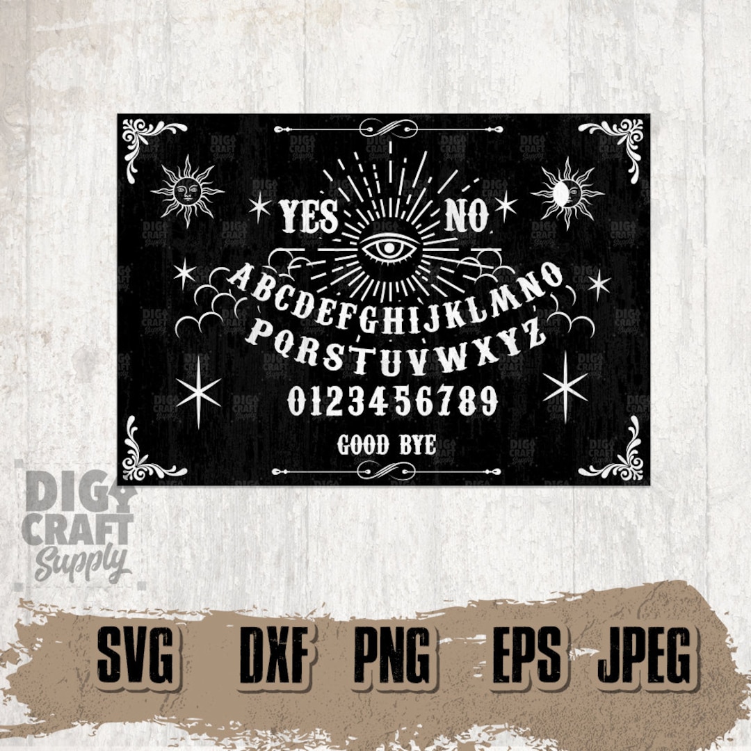 Ouija Board Svg Ouija Board Png Spirit of the Glass Svg Etsy Canada