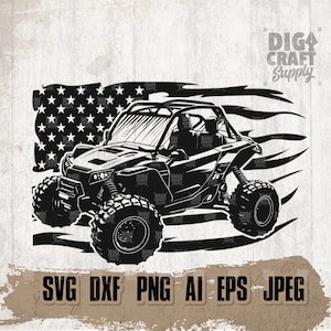 US RZR Atv svg, Extreme Rider Clipart, Sport Dad Cutfile, Monster Ride Schablone, USA Riding in Tandem dxf, Outdoor Off Road jpg, Mud Ride