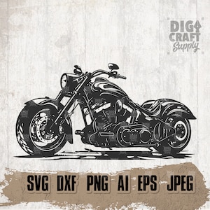 Big Bike svg, Biker Dad Clipart, Bike Club Rally Cutfile, Motorbike Stencil, Motorcycle dxf, Extreme Sports Shirt png, Motorcross Rider jpeg