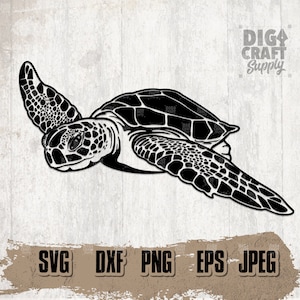 Havssköldpadda svg | Havssköldpadda clipart | Söt sköldpadda png | Sköldpaddaskjorta svg | Tropiskt djur svg | Strand svg | Sköldpadda klippfil | Havsdjur svg