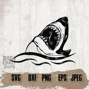 Shark svg, Shark png, Shar Clipart, Animal svg, Animal Shirt svg, Shark Cutfile, Shark Instant Download Digital Download, Shark Cutting File