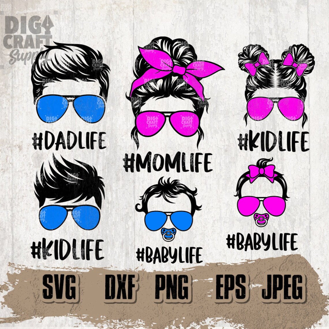 Download FamLife svg Family Life svg MomLife svg KidLife svg | Etsy