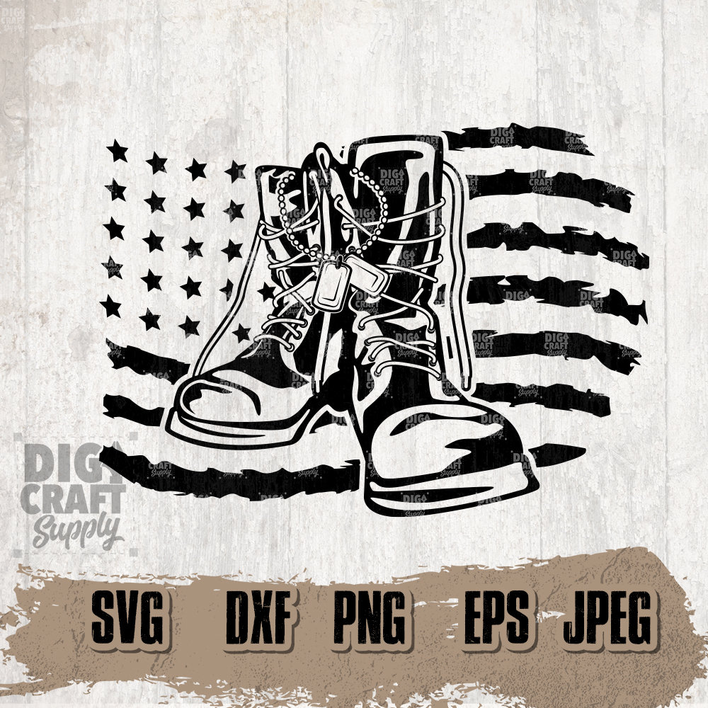 US Combat Boots svg 2, Veteran svg, Combat Shoes png, Veteran Shirt s…