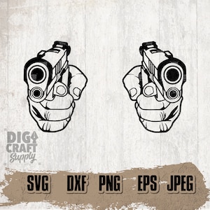 Hand Gun svg, Hand Gun Cipart, Hand Gun Cutfile, Hand Gun png, Gun Owner svg, Gun svg, Second Amendment svg, Gun Cutfile, Gift for Dad svg