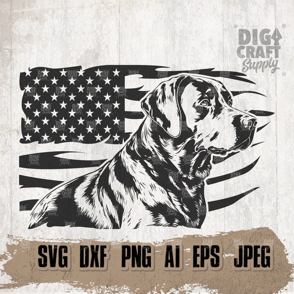 US Labrador Dog svg | Retriever Doggo Clipart | USA Canine Animal dxf | Dog Mom Shirt png | Guard Home Pet Cutfile | Paw Lover Stencil jpeg