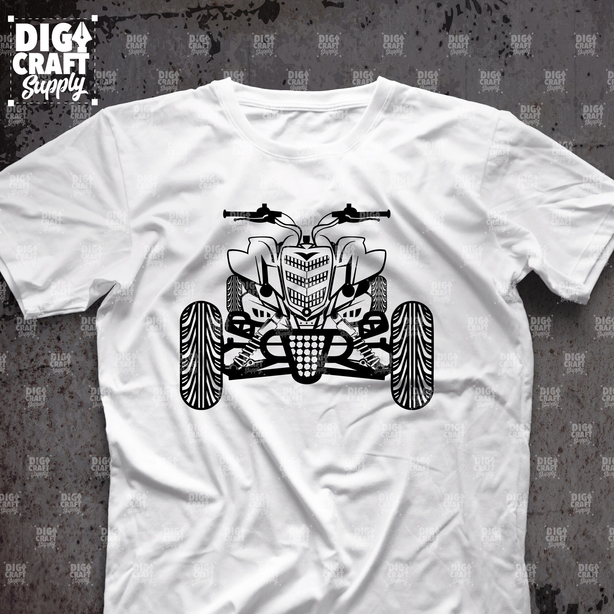 Atv #2 Digital Downloads, Atv Svg, Mud Ride Svg, Atv Clipart, Atv Cut ...