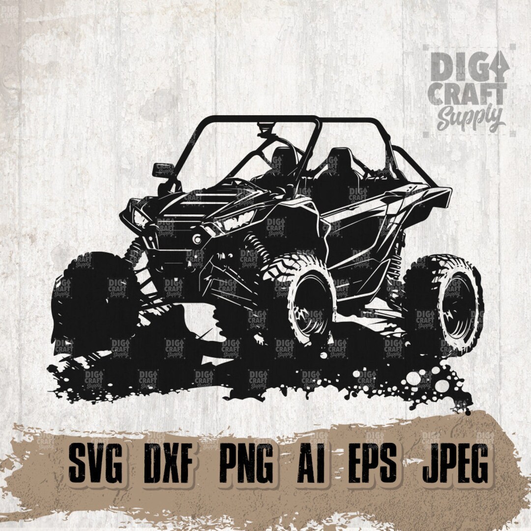 RZR ATV Svg, Extreme Rider Clipart, Sports Dad Cutfile, Monster Ride ...