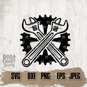 Mechanic Wrenches Digital Downloads, Mechanic Svg, Repair Svg, Wrenches ...