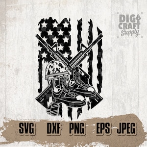 US Combat Gear svg, Military Gear svg, Soldier Gear svg, US Combat svg, US Military svg, Veteran svg, Veteran Cutfile, Military Shirt svg