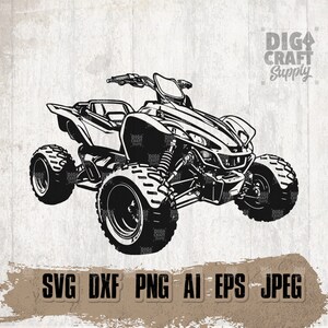 ATV svg, Sport Dad Clipart, Extreme Ride Cutfile, Off Road Monster Rider Schablone, Outdoor Auto dxf, Adventure Riding in Tandem Shirt png jpg