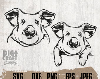 豚の頭 svg、豚のシャツ svg、豚 svg、農場の動物 svg、豚のクリップアート、豚のカットファイル、動物のシャツ svg、かわいい豚 svg、豚 png、農場の動物 png
