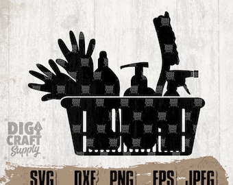 Strumenti di pulizia svg 4, Pulizia svg, Pulizia Clipart, Pulizia Cutfile, Servizio di pulizia svg, Monogramma servizio di pulizia, Governante svg