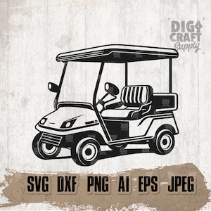 ゴルフ カート svg、ゴルファーのお父さんへのギフトのアイデア、レジャー スポーツ カットファイル、ゴルフ カー シャツ png、ガーデン ビークル ステンシル、ゴルフ dxf、ゴルフ プレーヤー クリップアート