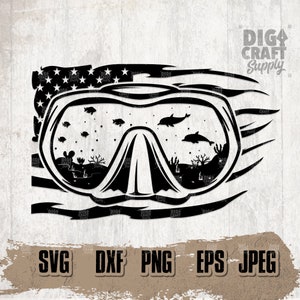 US Scuba Mask Scene svg, Scuba Diving svg, Diving Goggles svg, Scuba Mask png, Scuba Mask Clipart, Goggles Cutfile,Scuba Diver svg,Diver png
