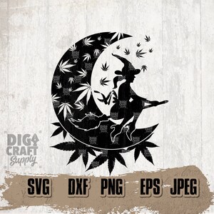 Weed Witch svg, Witch svg, Witch Cutfile, Smoking Weed svg, Smoking Joint svg, Cannabis svg, Marijuana svg, Weed Clipart, Joint Cutting File