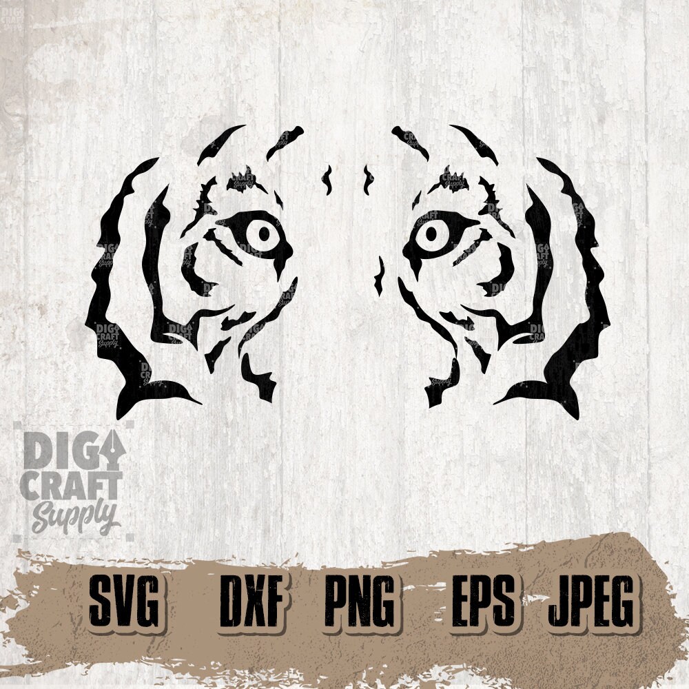Tiger Head svg 2 Tiger Digital Download Tiger Shirt svg | Etsy