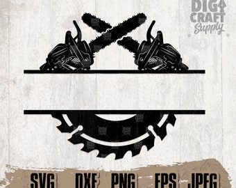 Lumberjack svg, Wood Cutter svg, Chainsaw svg, Logging Monogram, Logger Dad svg, Wood Gifts, Lumberjack Clipart, Chainsaw Cutfile, Saw svg