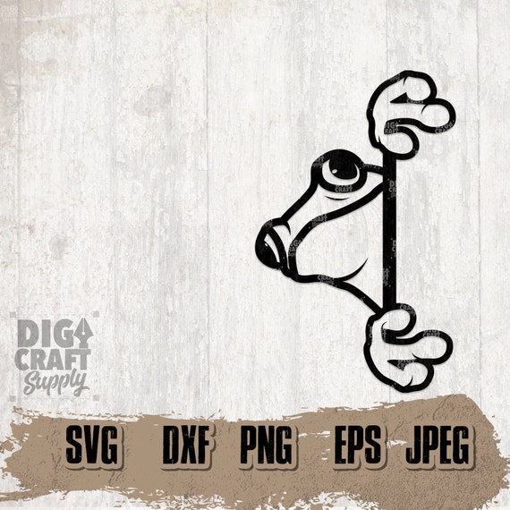 Frog Peeking svg 2, Animal Peeking svg, Frog svg, Frog Clipart, Frog Cutfile, Frog png, Frog Prince svg, Animal png, Frog Digital Download