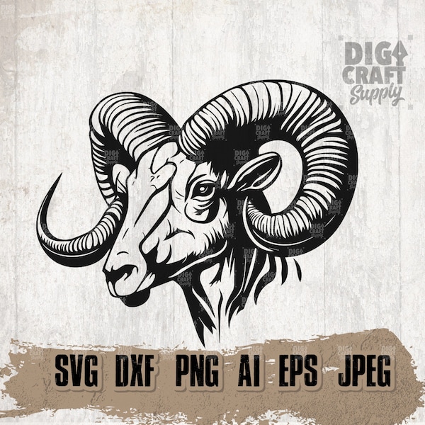 Ram svg, Bull Clipart, Western Cutfile, Dessert Animal Stencil, Longhorn dxf, Howdy Dad Shirt png, Rodeo Stencil, Wild Goat jpeg, Savannah