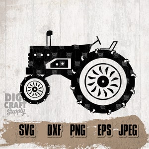 Tractor #4 Digital Downloads, Tractor Svg, Tractor Clipart, Tractor Png, Tractor Cut Files, Tractor Svg Files, Farm Tractor Svg, Farmer svg