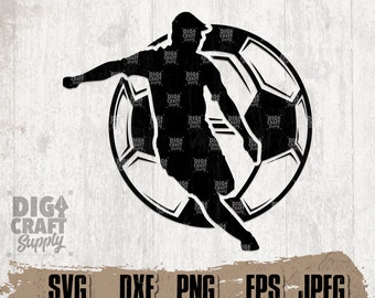 Soccer Player Png Etsy France