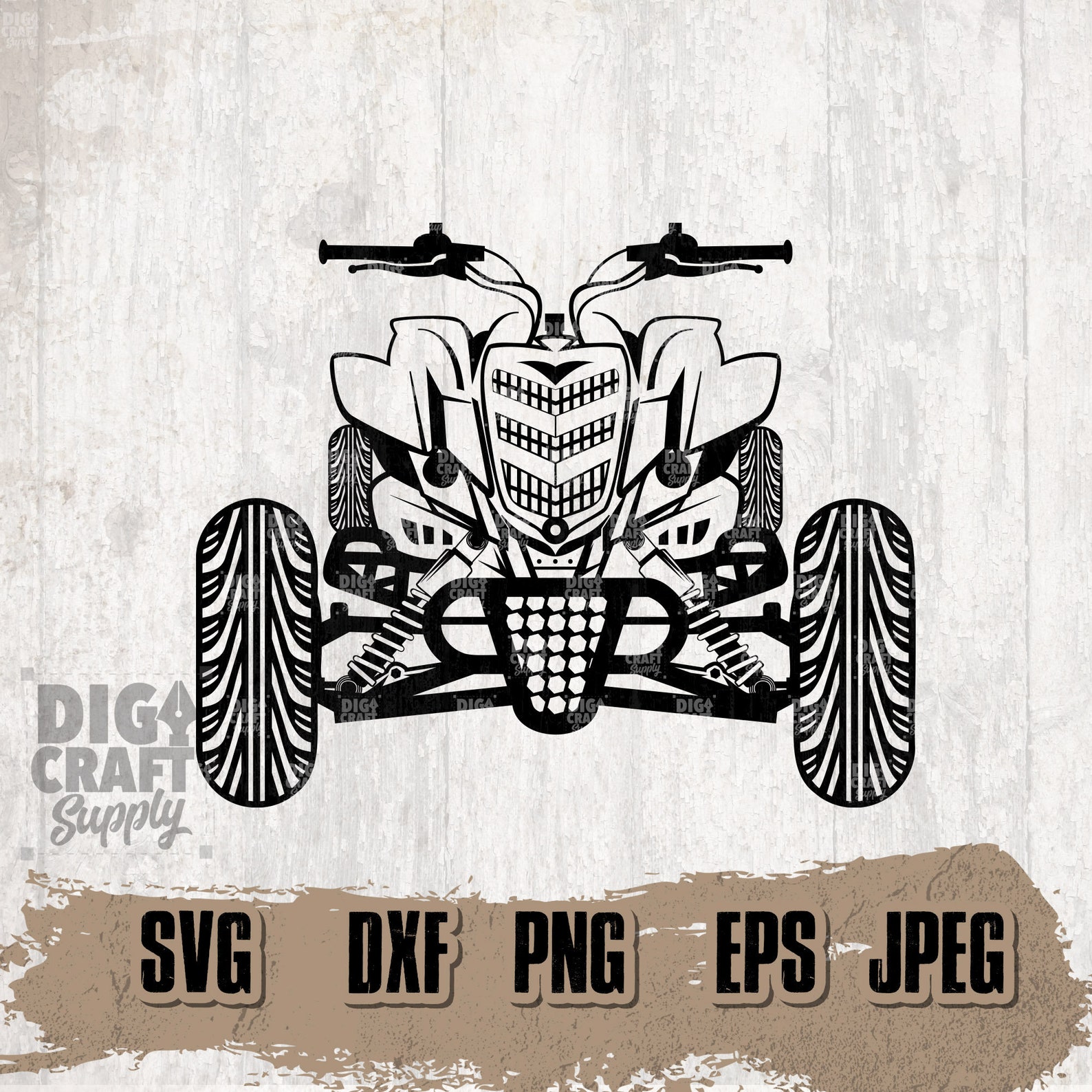 Atv #2 Digital Downloads, Atv Svg, Mud Ride Svg, Atv Clipart, Atv Cut ...