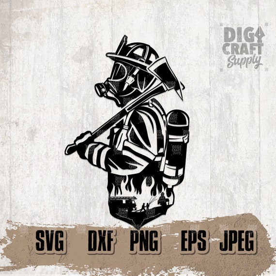 Fire Fighter Scene Svg, Fireman Clipart, US Fire Department ...