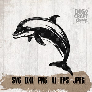 Delfino svg, Acqua animale Clipart, Stencil balena, Zoo Crew Shirt png, Idea regalo Zookeeper, Sea Creature Cutfile, Underwater Safari Life dxf