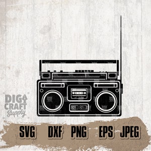 Boombox Radio svg 2, Radio svg, Radio Shirt svg, Boombox svg, Boombox Cutfile, Boombox Clipart, Radio png, Boombox png, Vintage svg, FM svg