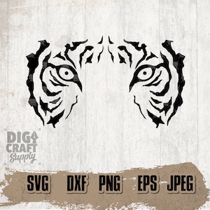 Tiger Head svg 3, Tiger Digital Download, Tiger Shirt svg, Animal svg, Tiger Cutting File, Tiger Clipart, Tiger Cutfile, Tiger Eyes svg