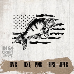 US Carp Fish Digital Files, US Carp Fish Svg, Carp Fish Png, Carp Fish Clipart, Carp Fish Stencil, Us Fishing svg, US Hunting svg, Carp