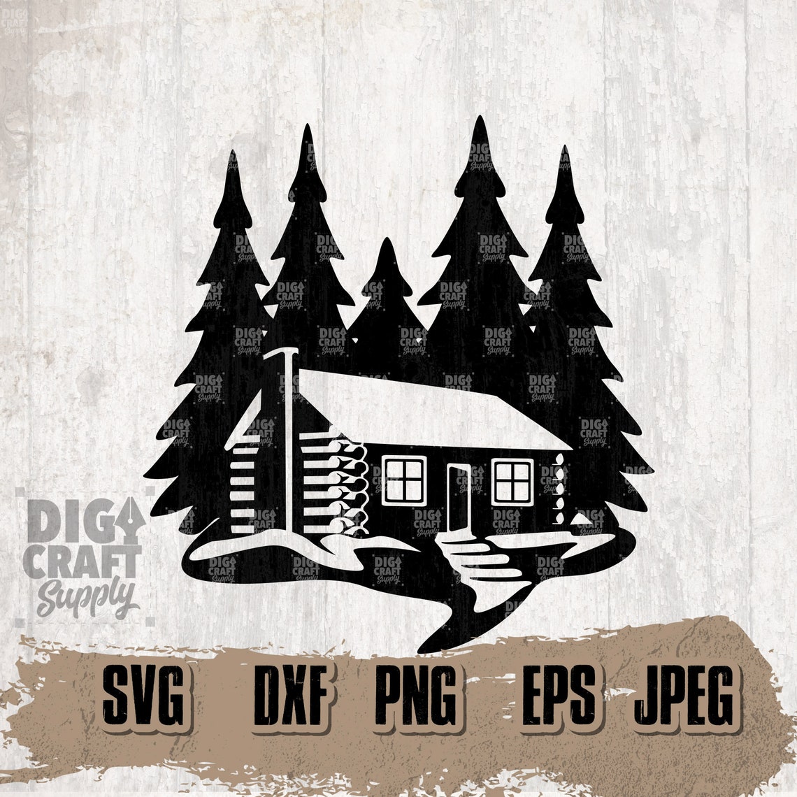 Log Cabin 2 Digital Downloads Log Cabin Svg Log Cabin | Etsy