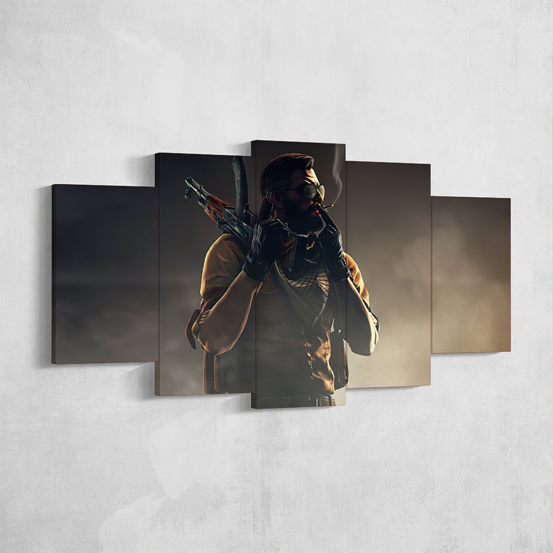 Custom Counter Strike Wall Art Automattive 5 Piece Panel Etsy