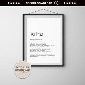 Father&#39;s Day gift, Dad&#39;s Day, best dad, dad definition, birthday, men, instant download, father, baby, crafts, digital PDF, poster