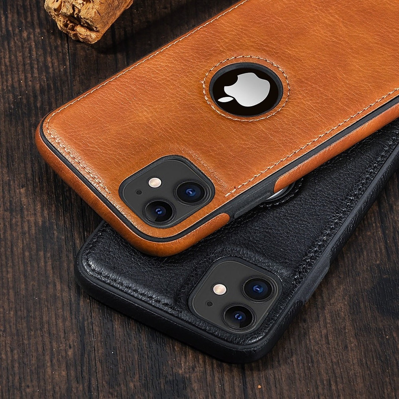 Schlanke Luxus Leder Handyhülle für iPhone 12 Mini 11 Pro XR Etsy