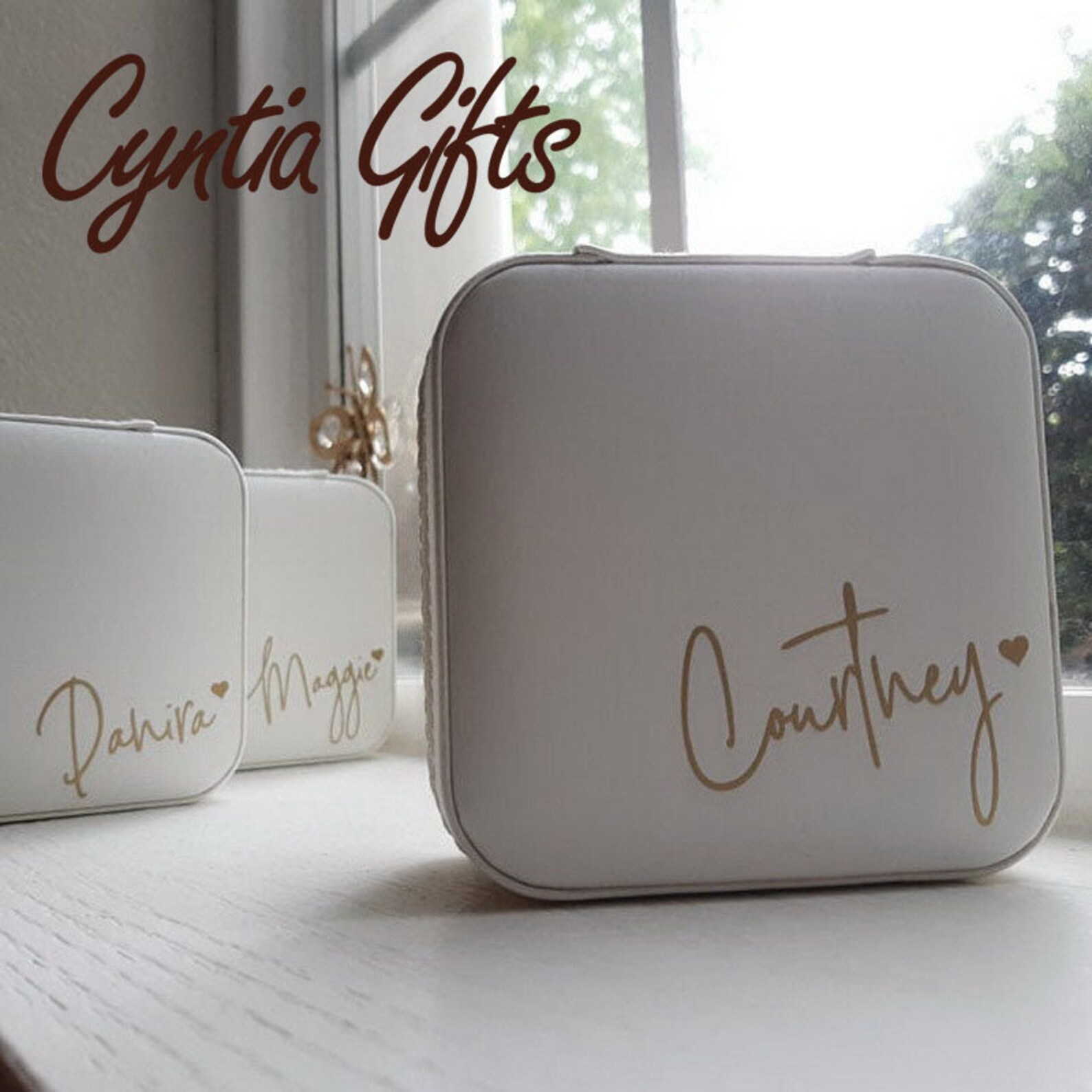 Custom jewelry box bridesmaid gift / bridesmaid gifts/ Etsy