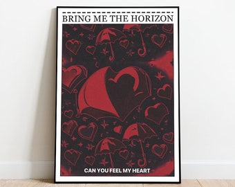 Bring Me The Horizon Poster, BMTH Print, Rock Poster, Metallposter, Musikdruck, Sempiternal Album Print